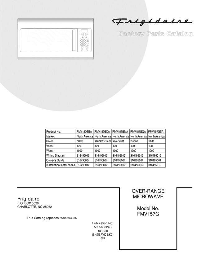 Diagram for FMV157GSA