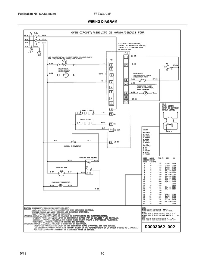 Diagram for FFEW2725PBB