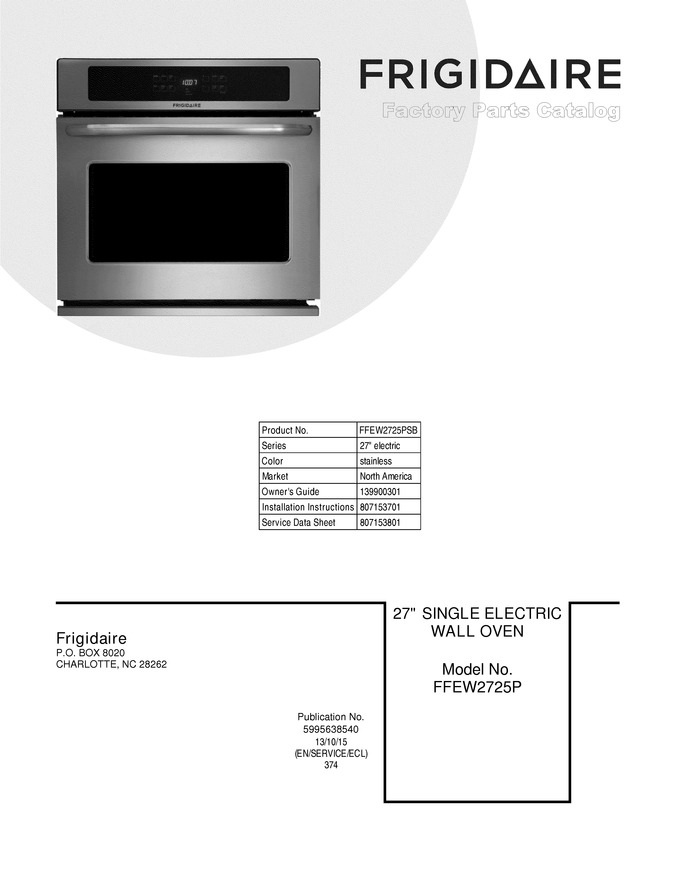Diagram for FFEW2725PSB