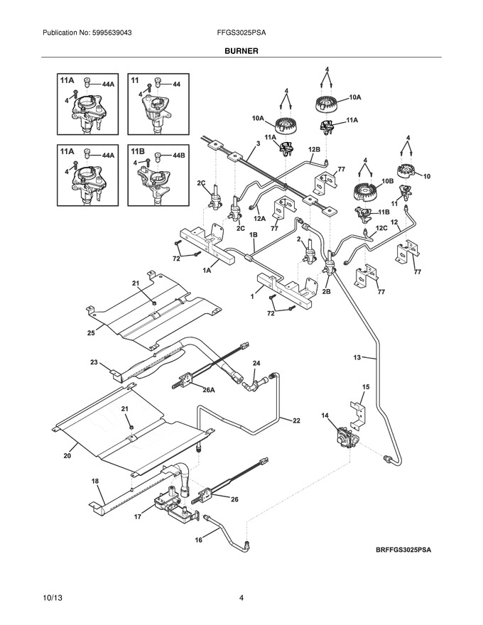 Diagram for FFGS3025PSA