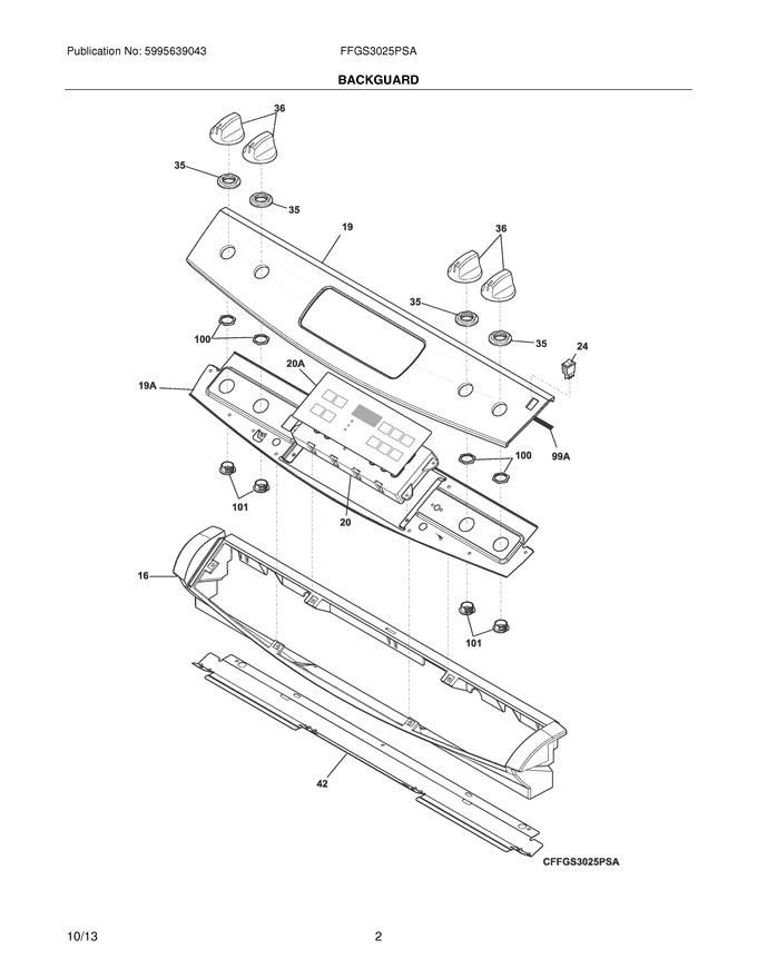 Diagram for FFGS3025PSA