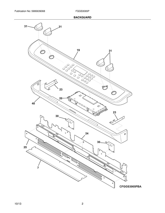 Diagram for FGGS3065PBA