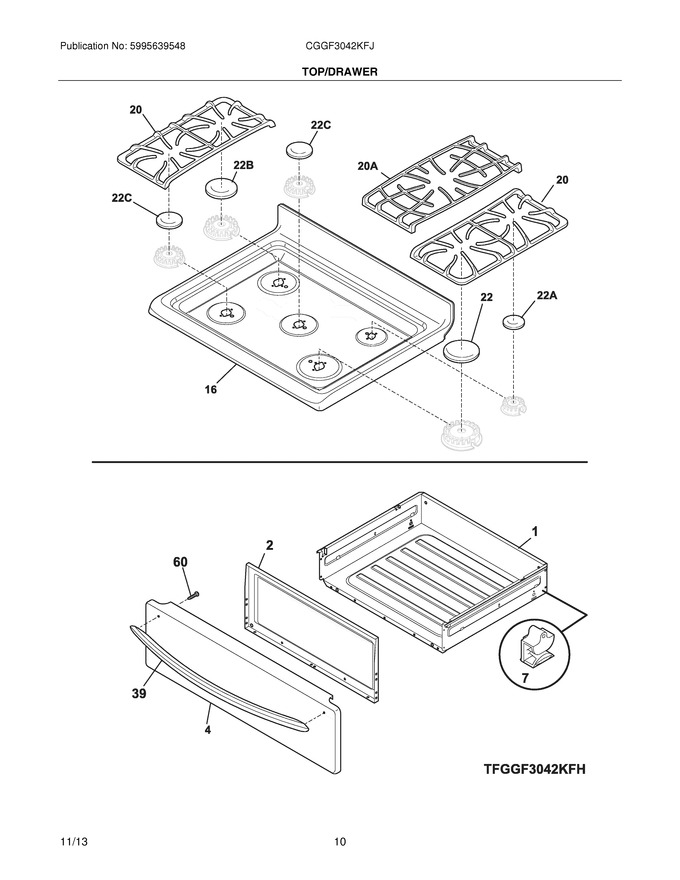 Diagram for CGGF3042KFJ