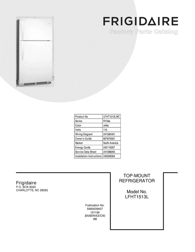 Diagram for LFHT1513LWC