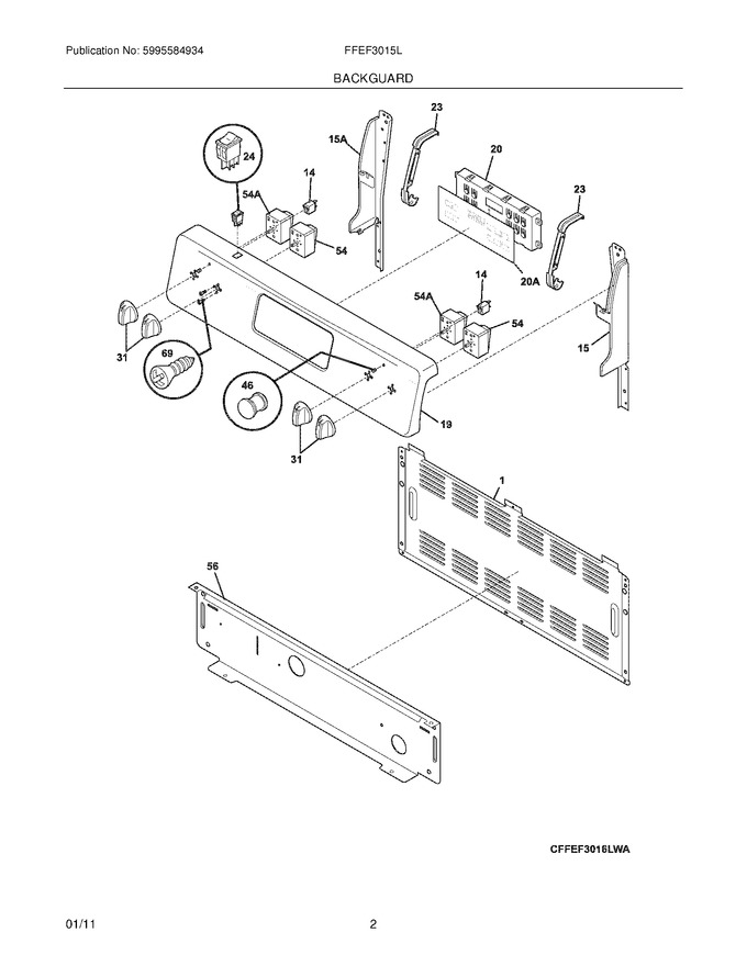Diagram for FFEF3015LWB