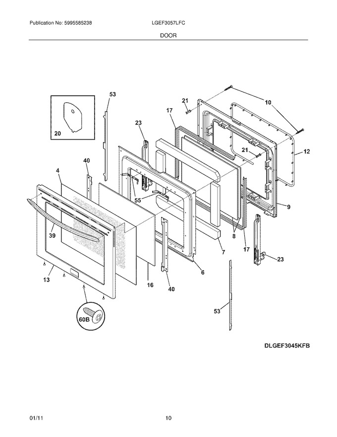 Diagram for LGEF3057LFC