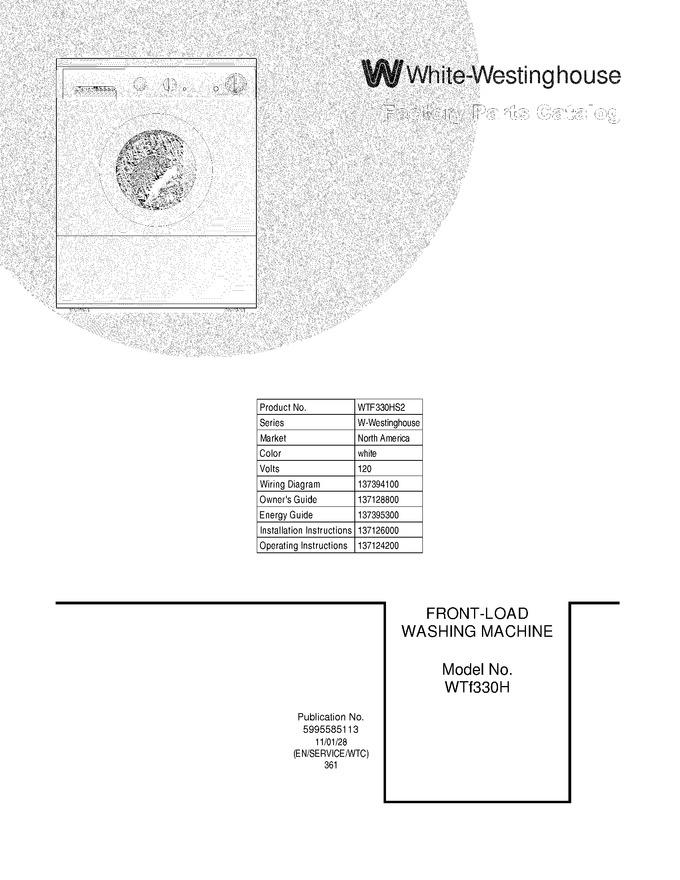 Diagram for WTF330HS2