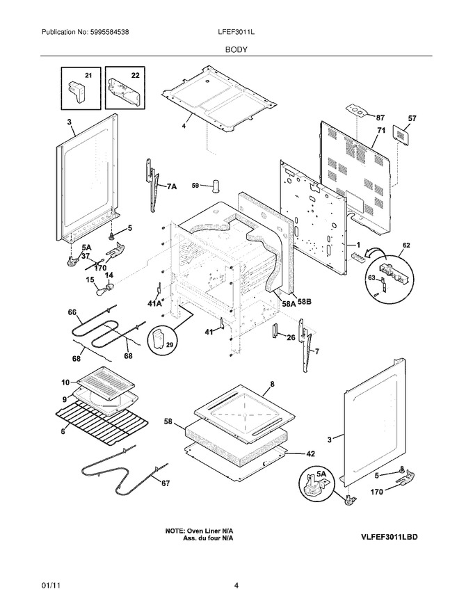 Diagram for LFEF3011LWD