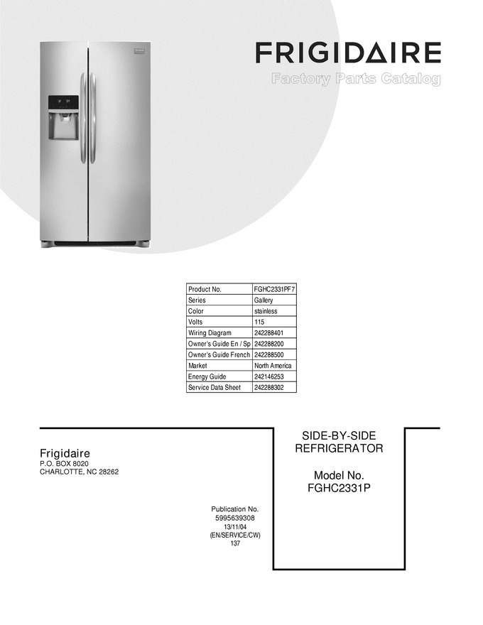 Diagram for FGHC2331PF7