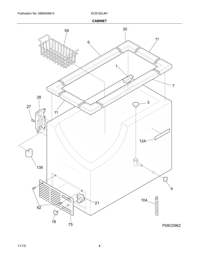 Diagram for KCS150LW1