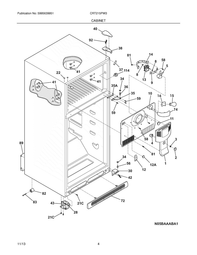 Diagram for CRT215PW3