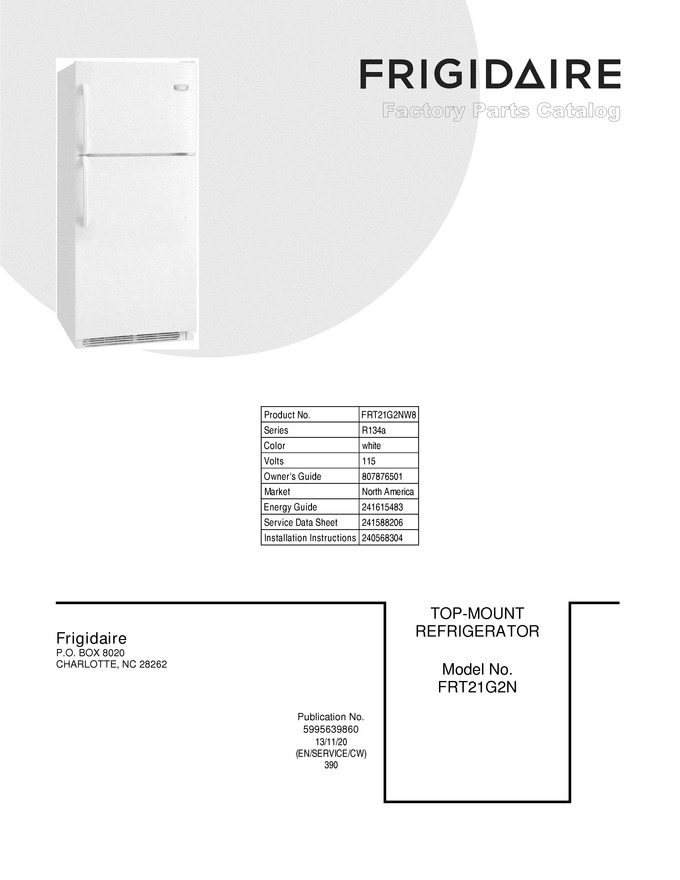 Diagram for FRT21G2NW8