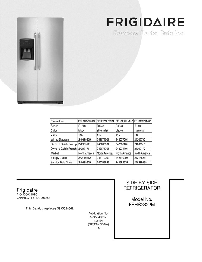 Diagram for FFHS2322MQ7