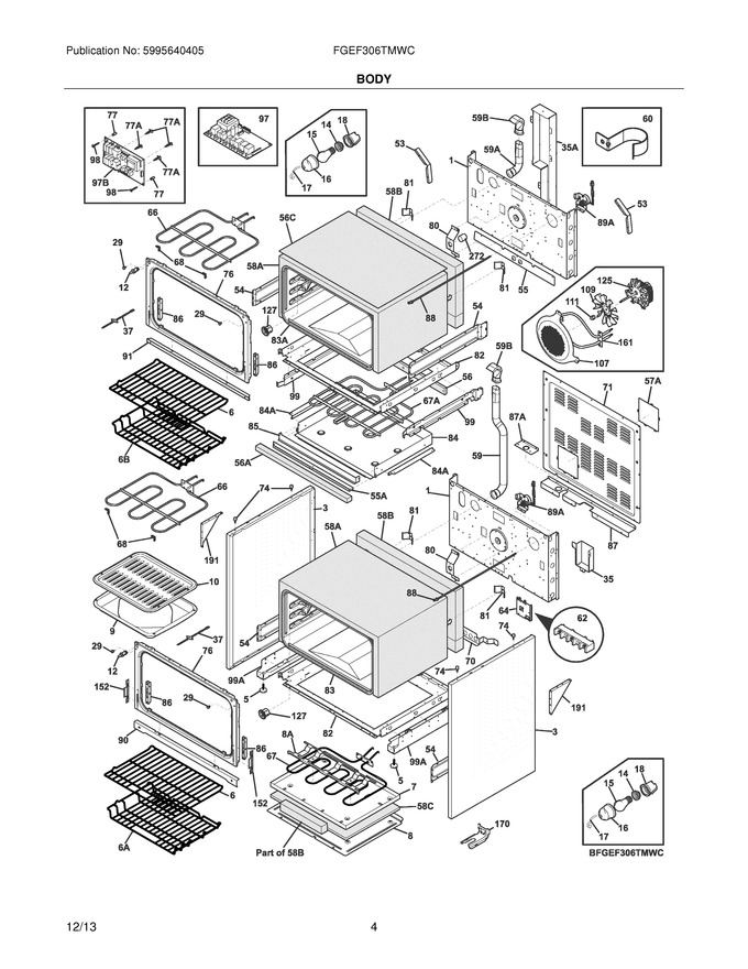 Diagram for FGEF306TMWC