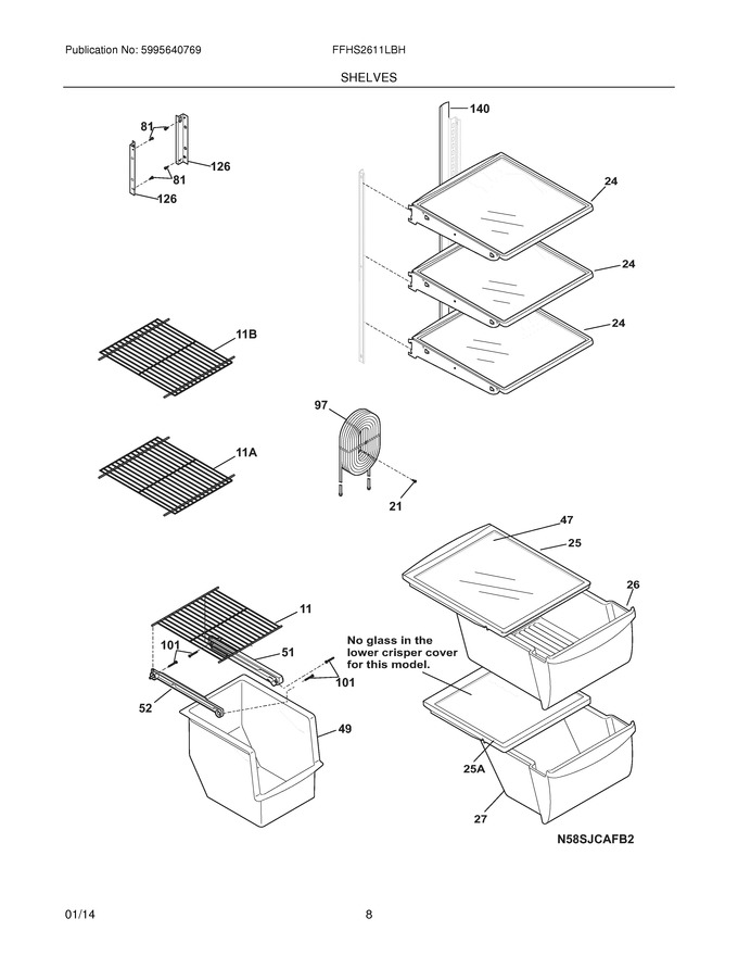 Diagram for FFHS2611LBH
