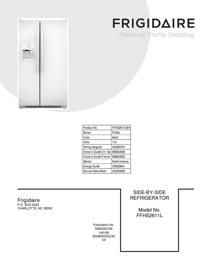 Diagram for FFHS2611LBH