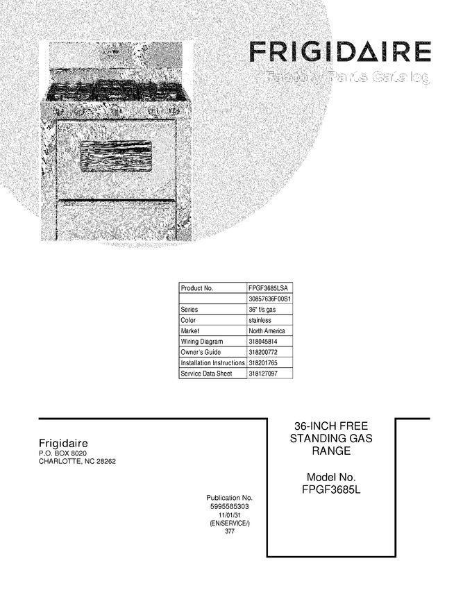 Diagram for FPGF3685LSA