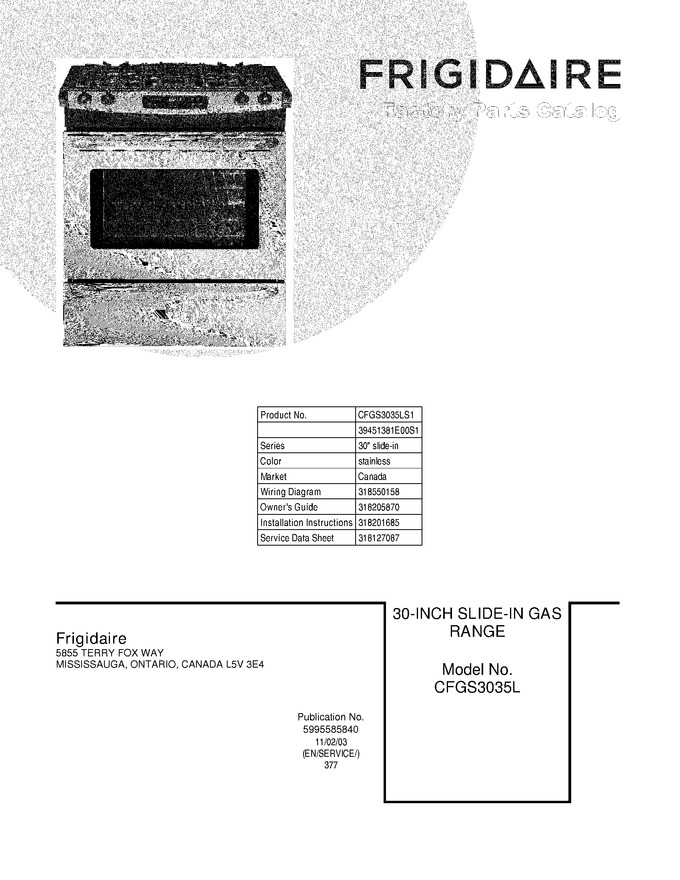 Diagram for CFGS3035LS1