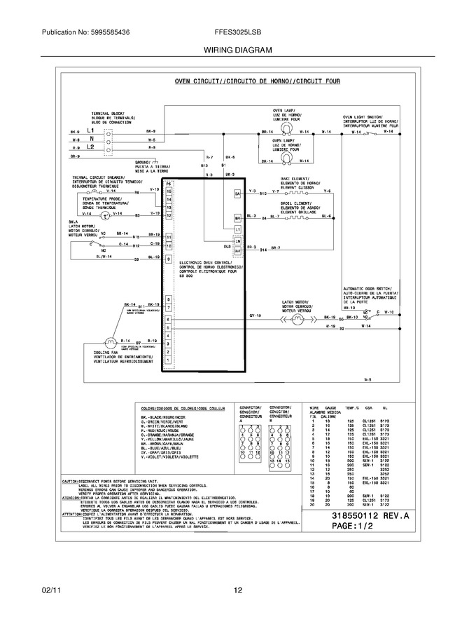 Diagram for FFES3025LSB