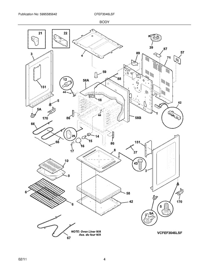 Diagram for CFEF3046LSF