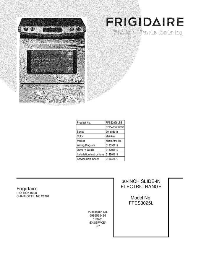 Diagram for FFES3025LSB