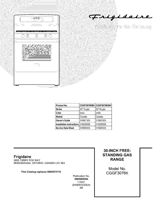 Diagram for CGGF3076KWH