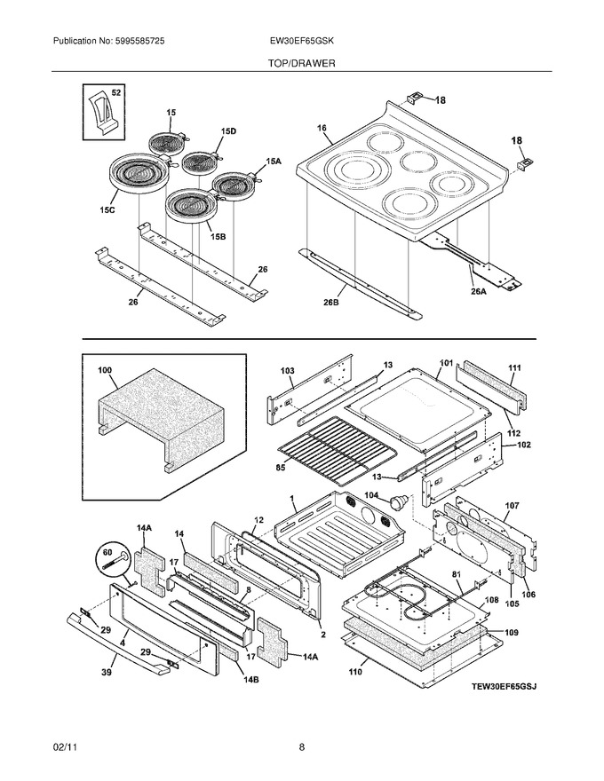 Diagram for EW30EF65GSK