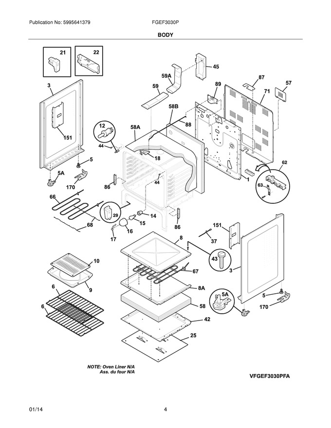 Diagram for FGEF3030PBA