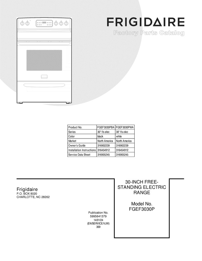 Diagram for FGEF3030PWA