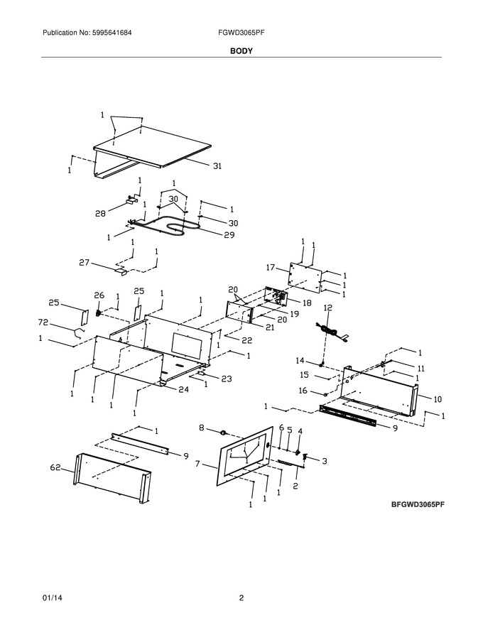 Diagram for FGWD3065PF