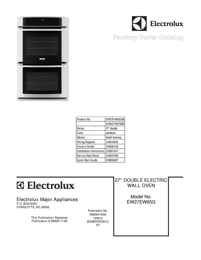 Diagram for EW27EW65GS8