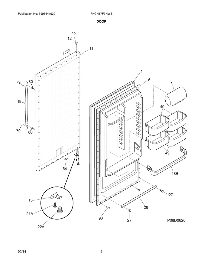 Diagram for FKCH17F7HWE