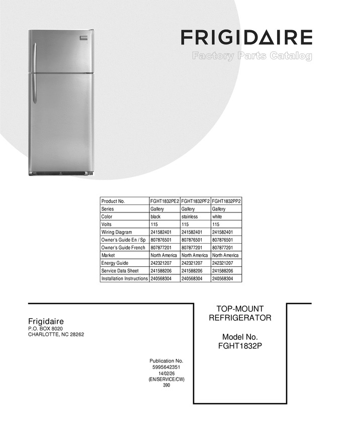 Diagram for FGHT1832PF2