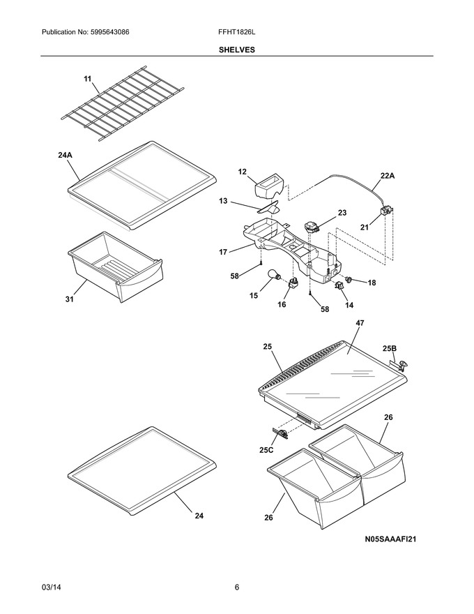 Diagram for FFHT1826LBB