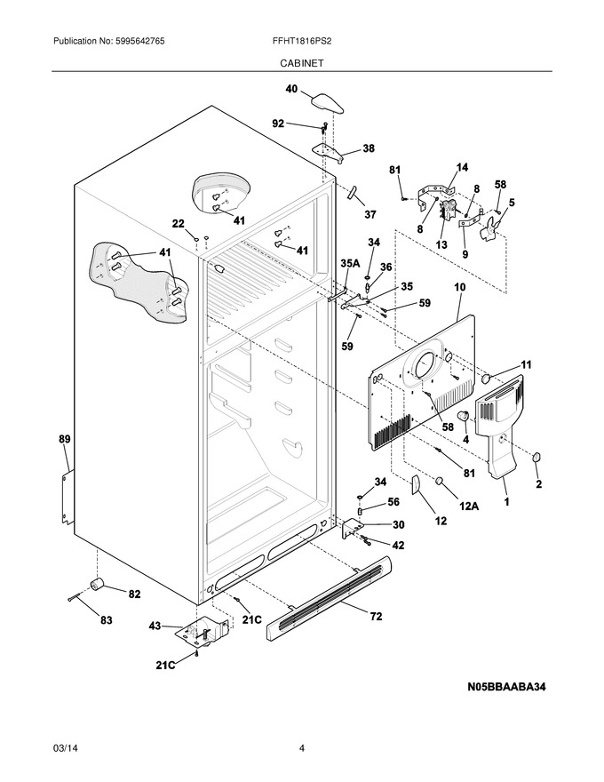 Diagram for FFHT1816PS2