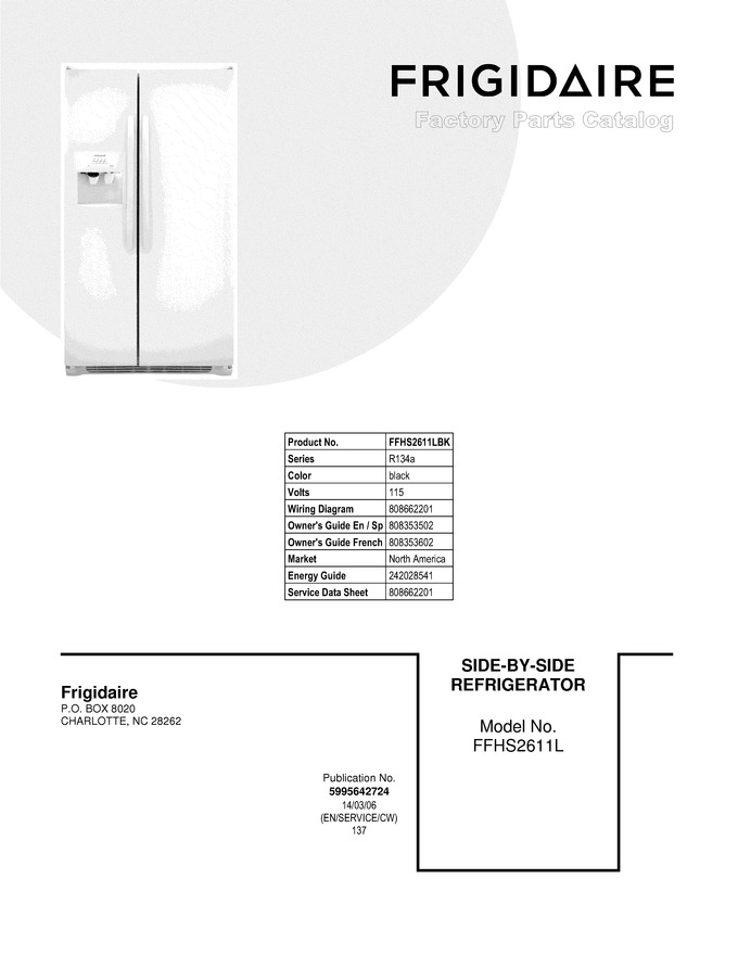 Diagram for FFHS2611LBK