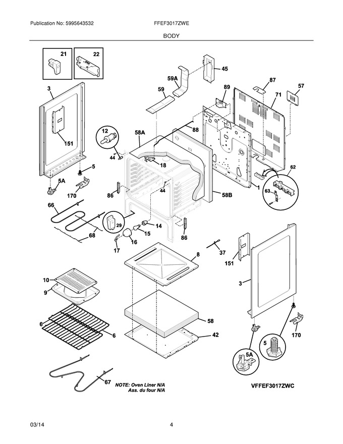 Diagram for FFEF3017ZWE