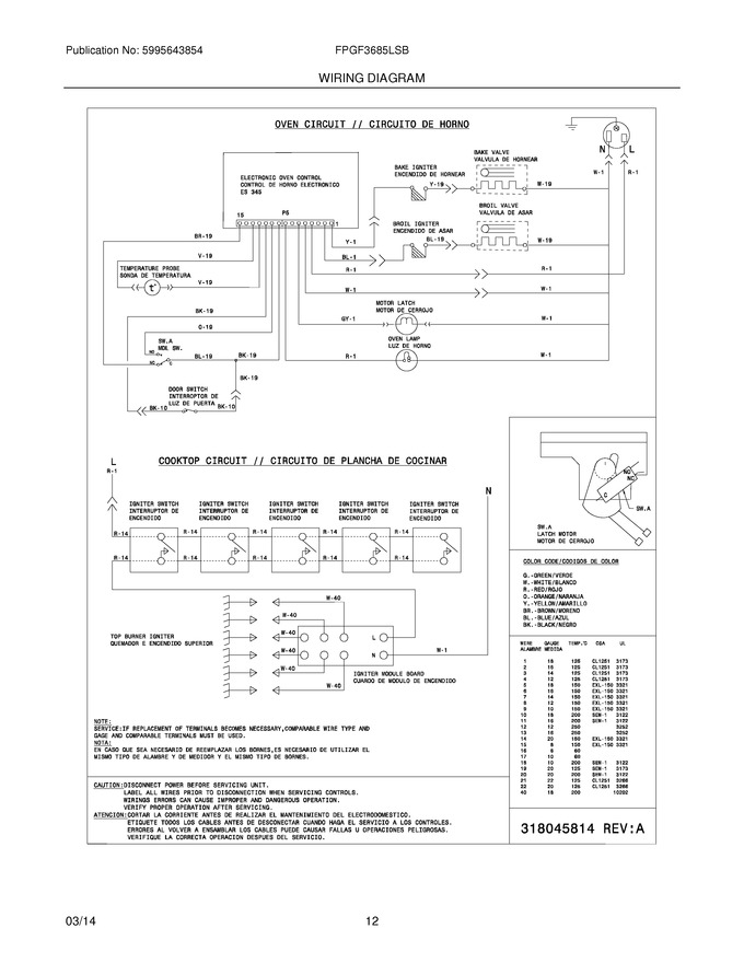 Diagram for FPGF3685LSB