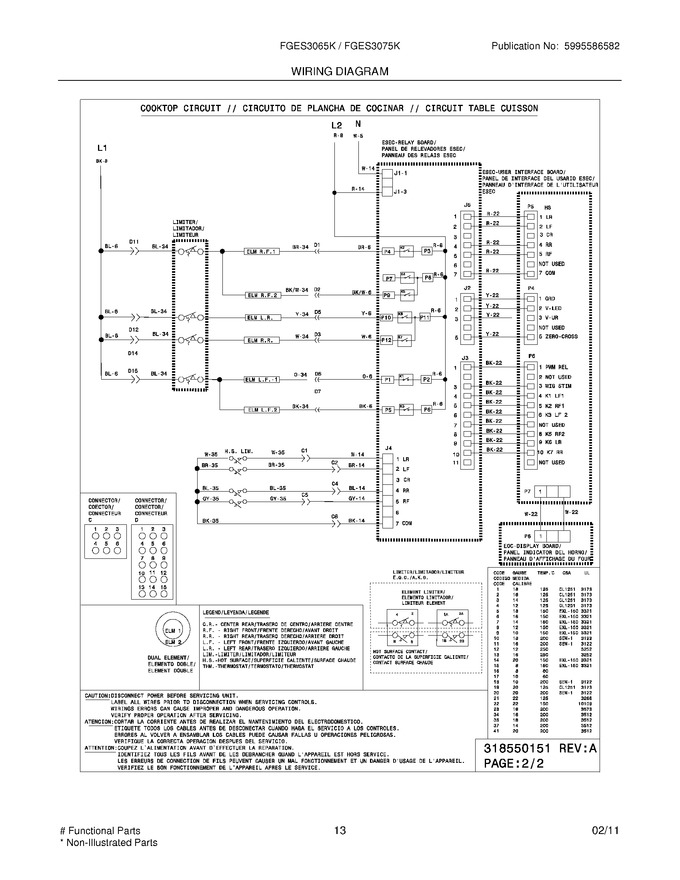 Diagram for FGES3065KBD