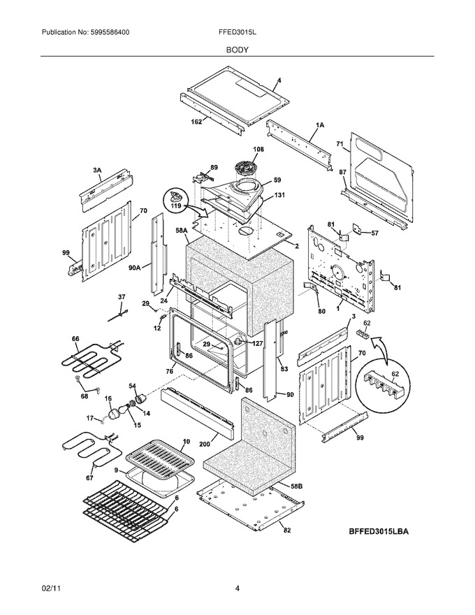 Diagram for FFED3015LWB