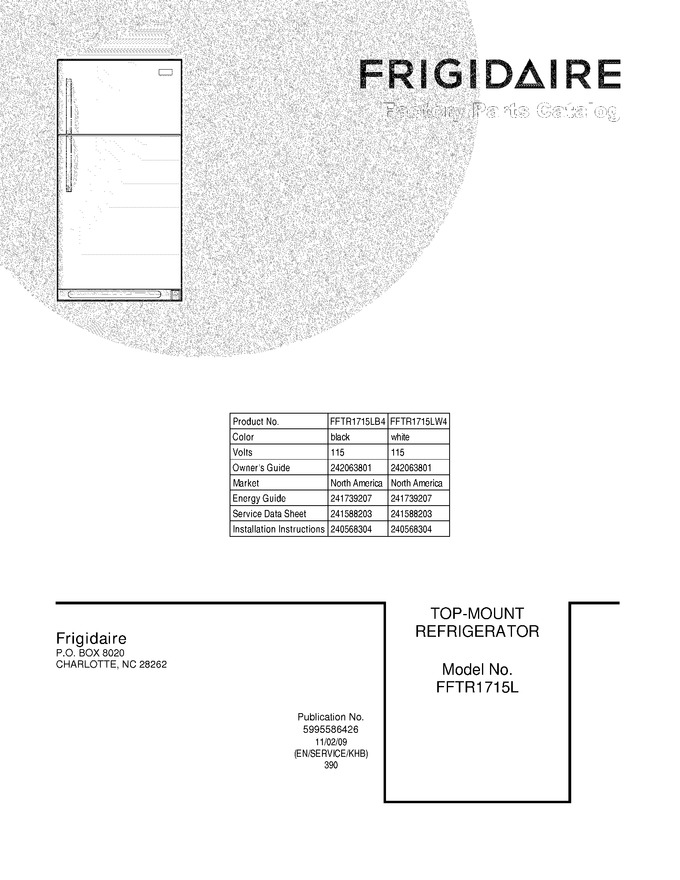 Diagram for FFTR1715LW4