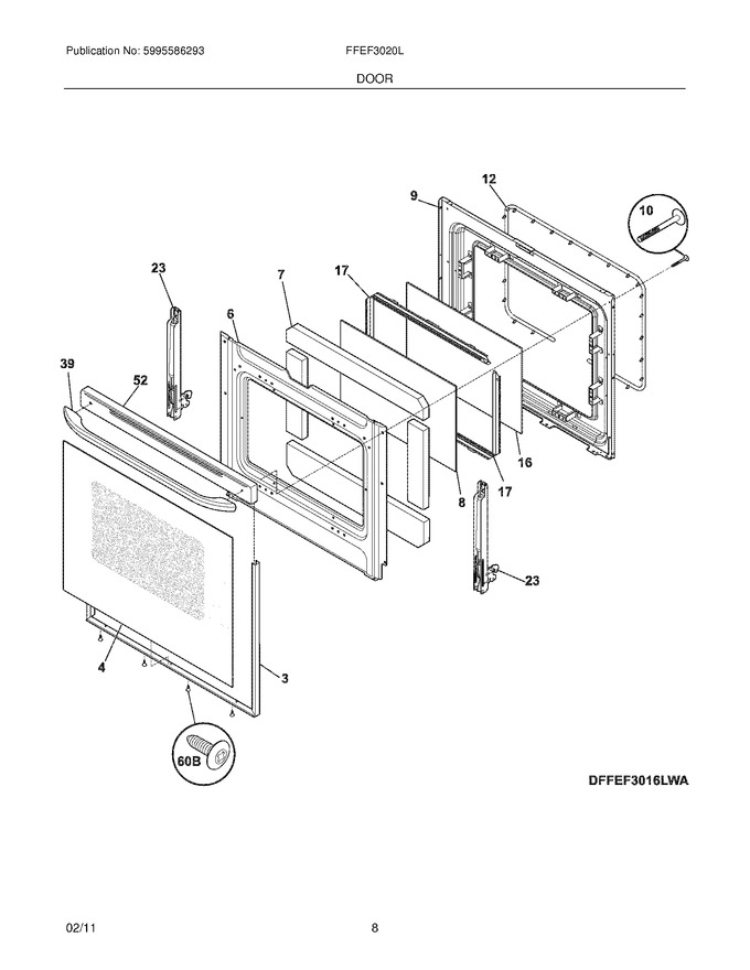Diagram for FFEF3020LWD