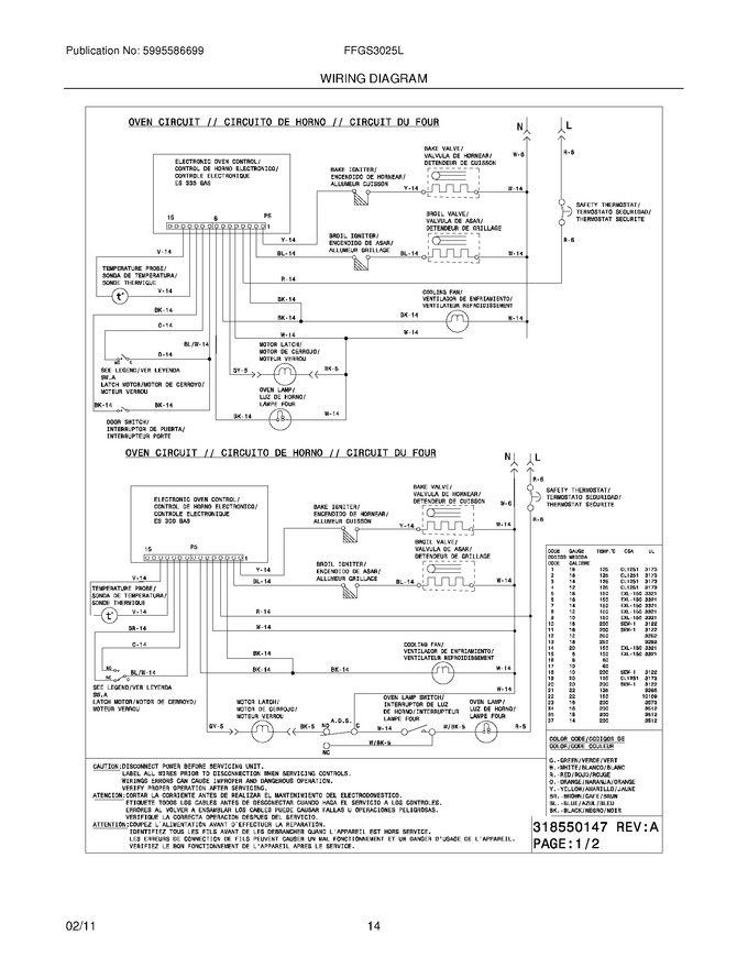 Diagram for FFGS3025LWD
