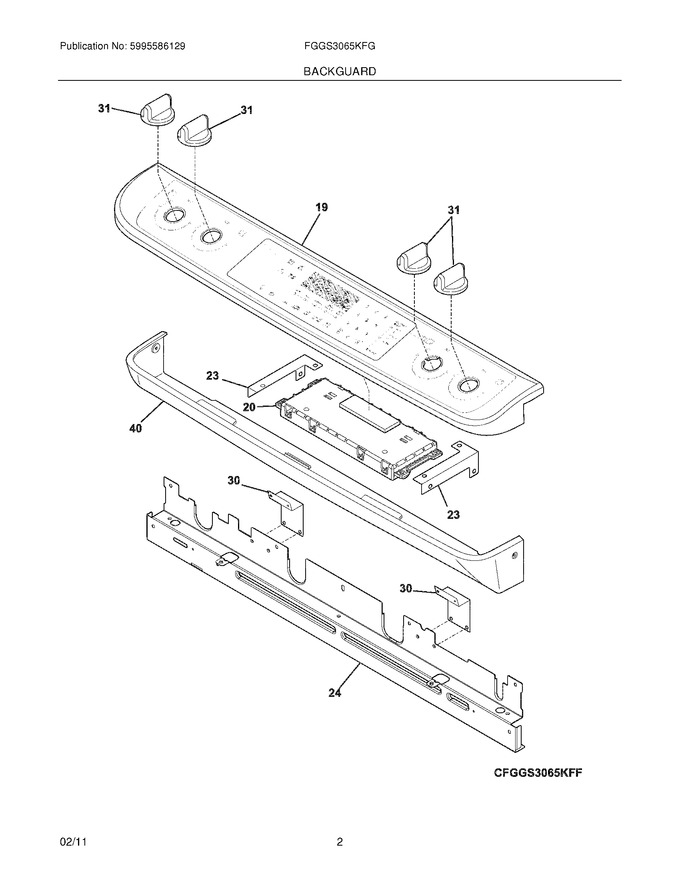 Diagram for FGGS3065KFG