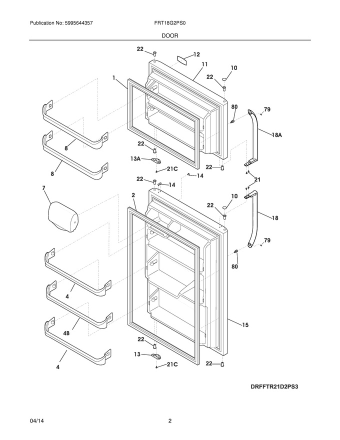 Diagram for FRT18G2PS0