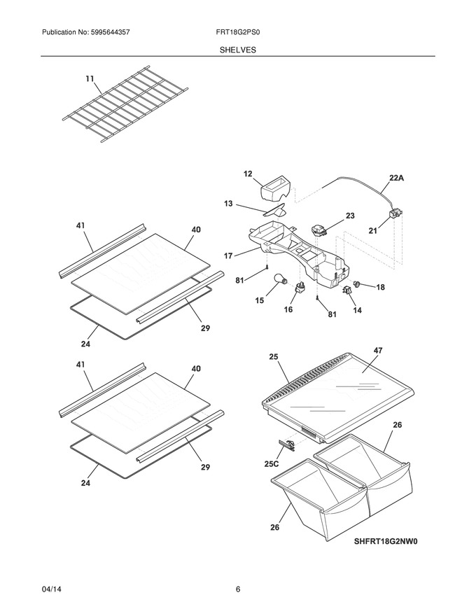 Diagram for FRT18G2PS0