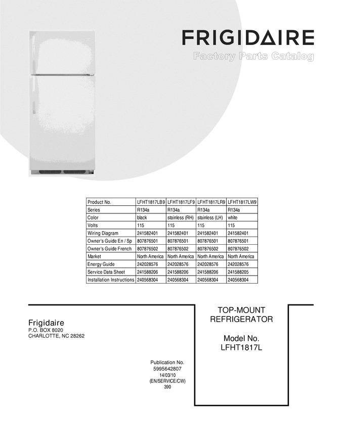 Diagram for LFHT1817LB9
