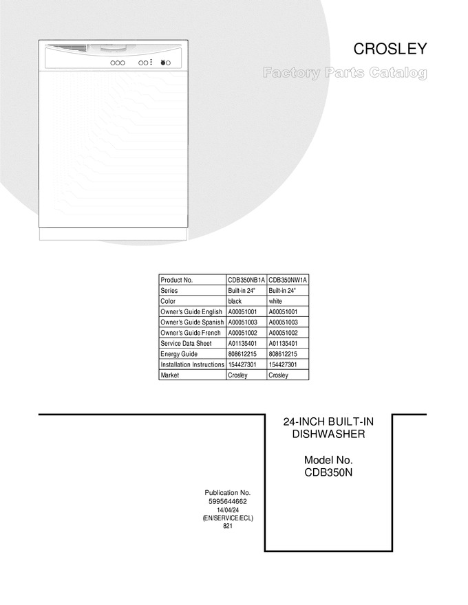 Diagram for CDB350NW1A