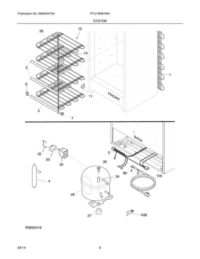 Diagram for FFU13M3HW4