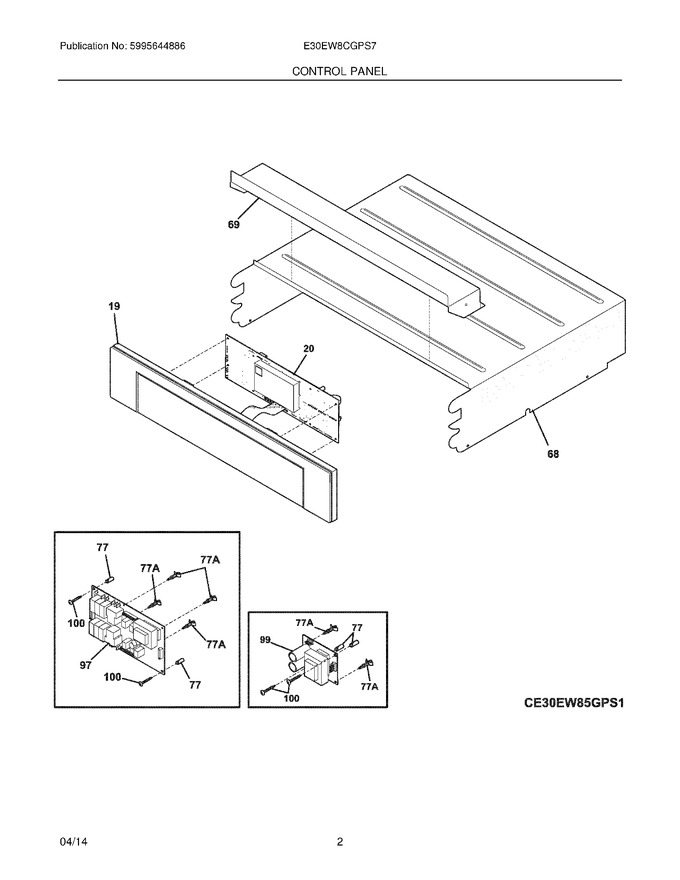 Diagram for E30EW8CGPS7